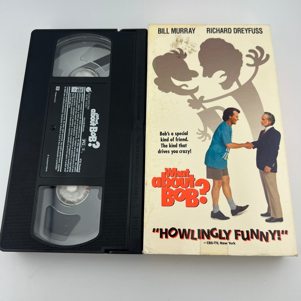 What About Bob VHS 1991 Bill Murray Richard Dreyfuss Touchstone